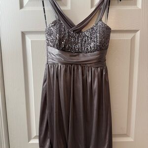 Love Gray Polyester Dress